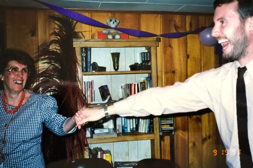 31 Mom 16 and Davis dancing 1993